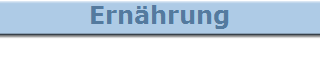 Ernhrung